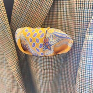 100% Silk Brand New Ralph Lauren Pocket Square